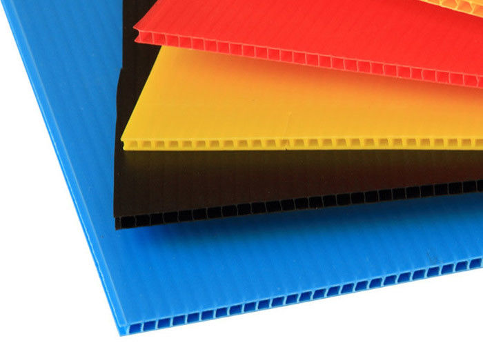Coroplast PP Hollow Sheet Corrugated Plastic Panels Flame Retardant