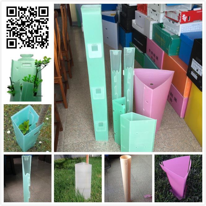 Triangle Tree Guard Smooth Surface Triangle Corrugated Tree Guards