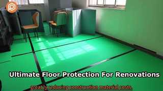5mm fabric-covered PP honeycomb board floor protection