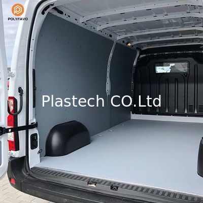 5mm Polypropylene Honeycomb Sheets Plastic Black PP Honeycomb Panel for Van Liner