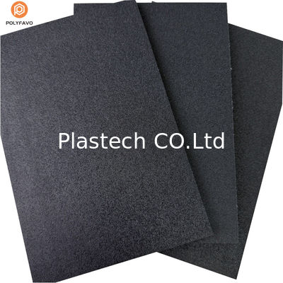 Rough Textured 10mm Black PP Honeycomb Board for Flight Case