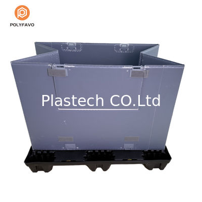 PP Honeycomb Packaging Box HDPE Pallet Sleeve Box For Logistic Transfer