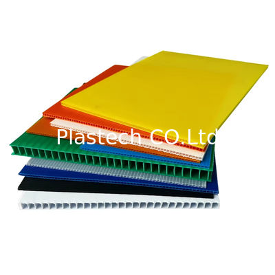 Multiple Colors PP Hollow Board PP Plastic Corrugated Plastic Floor Protection Sheets