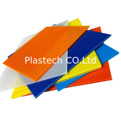 Multiple Colors PP Hollow Board PP Plastic Corrugated Plastic Floor Protection Sheets