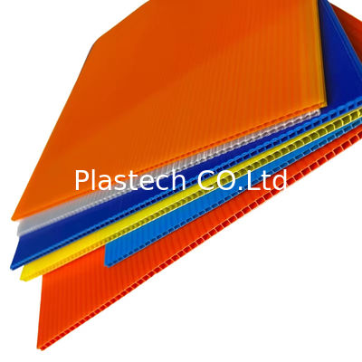 Multiple Colors PP Hollow Board PP Plastic Corrugated Plastic Floor Protection Sheets