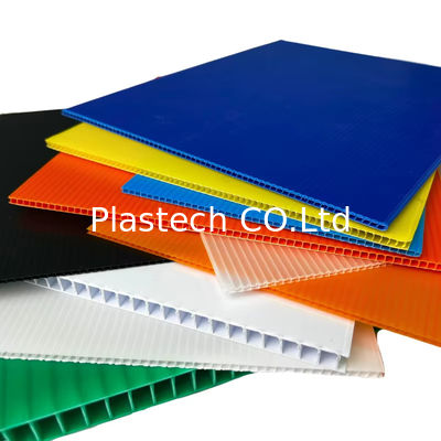 Multiple Colors PP Hollow Board PP Plastic Corrugated Plastic Floor Protection Sheets