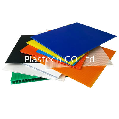 Multiple Colors PP Hollow Board PP Plastic Corrugated Plastic Floor Protection Sheets