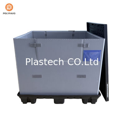 1200x1000x900mm Stackable HDPE Transparent Plastic Sleeve Packaging