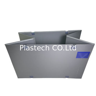 1600x1145x1067mm Sleeve Packaging With Pallet Stacking Plastic Shipping Containers