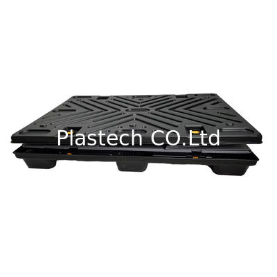 1600x1145x1067mm Sleeve Packaging With Pallet Stacking Plastic Shipping Containers