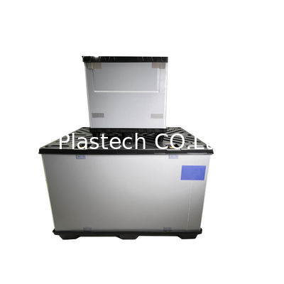 1600x1145x1067mm Sleeve Packaging With Pallet Stacking Plastic Shipping Containers