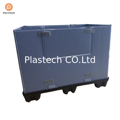 Reusable Large Solid Plastic Pallet Box for Auto Parts Box for Logistics Transfer