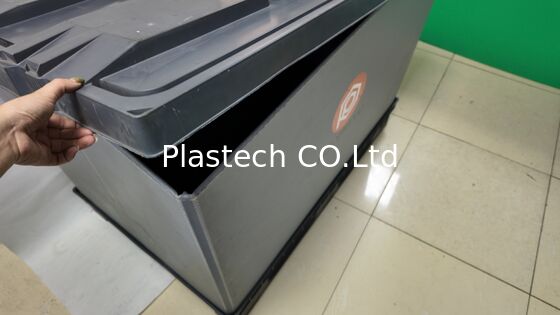  1200x800mm PP Honeycomb Collapsible Container  Foldable Returnable Pallet Box 