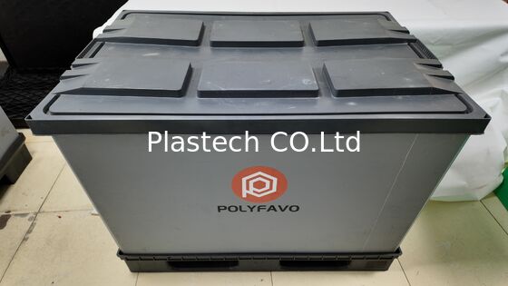  1200x800mm PP Honeycomb Collapsible Container  Foldable Returnable Pallet Box 