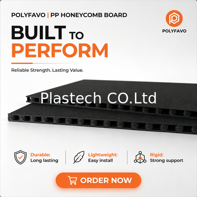 7mm Flight case Material flight Panels Lightweight Board Plastic Praction PP Honeycomb Panel