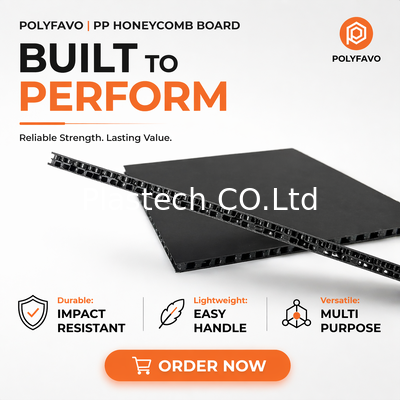 7mm 2800gsm Polypropylene Flight Panel Flight case Material PP Honeycomb Panel