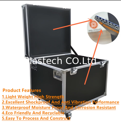 10mm 3200gsm Honeycomb Panel Flight case Accessories Size 2300*1200mm Black Flight Panels