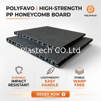 7mm Black Flight Panels Lightw 2800gsm Flight case Material PP Honeycomb Panel for Flight Case