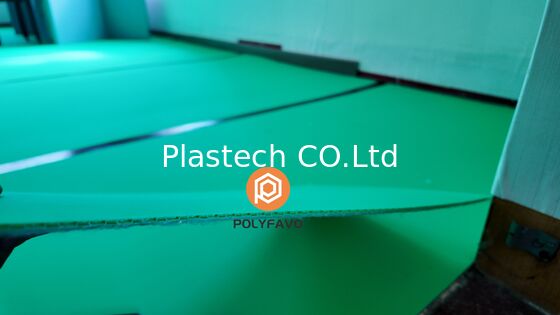 Flame Retardant Grade V2 Plastic Flooring 5mm PP Polypropylene Honeycomb Board Floor protection Sheets