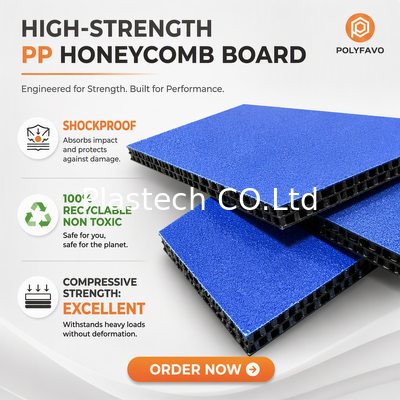 7mm Plastic Board Black Flight Panels Lightw 2800gsm Flight case Accessories PP Honeycomb Panel