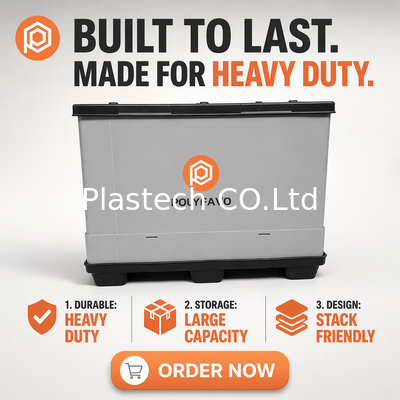 Load Capacity 500kgs Shipping Boxes 1220 * 1140* 900 mm Plastic Storage Container PP Honeycomb Panel Sleeve Box