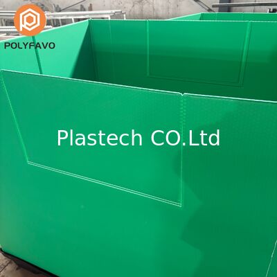 Packing Cubes 1470*1140*1200mm Sleeve Box Plastic Pallet Bin Panel Sleeve Box