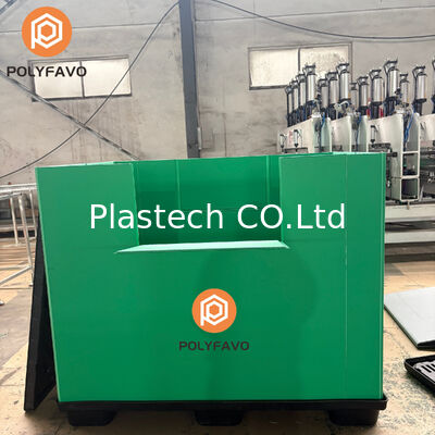 Packing Cubes 1470*1140*1200mm Sleeve Box Plastic Pallet Bin Panel Sleeve Box