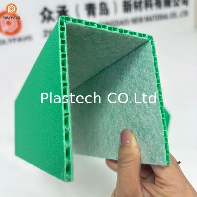 U Channel Type Plastic Profile Door Sill Protector Pp Honeycomb Board With Felt Cloth Matte Surface Optional 3mm 5mm Thickness