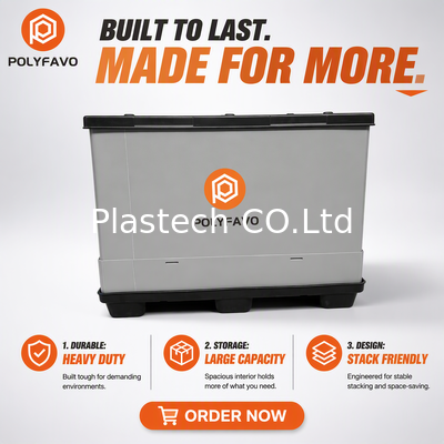 1220*1140*896mm Customized Heavy Duty Sleeve Pallet Box Durable and Reusable Pallet Sleeve Pack Box