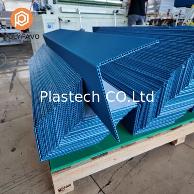 Flame Retardant Stair Protection Board 5mm PP Honeycomb Panel Felt Covered One Piece Bent Edge Stair Tread Protector Indoor
