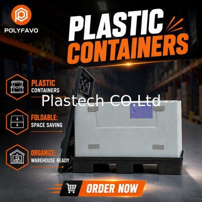  Heavy-Duty Multi-Grid Box for Factory Floor Use Stackable Plastic Organizer--Waterproof & Reusable for Warehouse Parts Storage