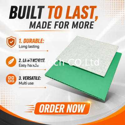 Zhongcheng 5mm pp Floor Coverings Site protection Floor protection Felt Backing Honeycomb Board