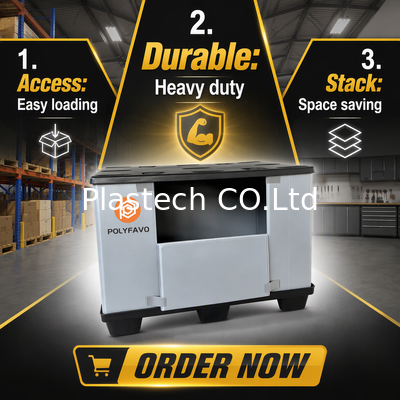 Durable and Reusable Pallet Sleeve Pack Box Cap and Sleeve Pallet Boxes Plastic Pallet Sleeve Box Cheap Pallet Boxes