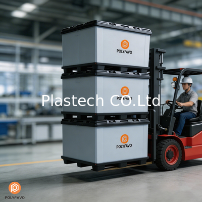 Durable and Reusable Pallet Sleeve Pack Box Cap and Sleeve Pallet Boxes Plastic Pallet Sleeve Box Cheap Pallet Boxes