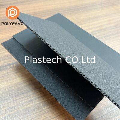 Plastic Sheet Fly case Hoenycomb  Flight case Material 6mm 2200gsm Honeycomb Panel pp Plastic Sheet