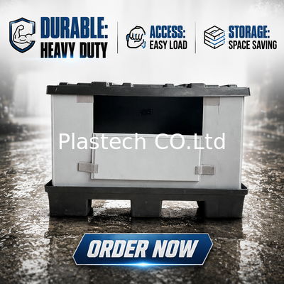 Collapsible Plastic Containers 1220x1140mm Collapsible Feature Pallet Sleeve Box Plastics Boxes