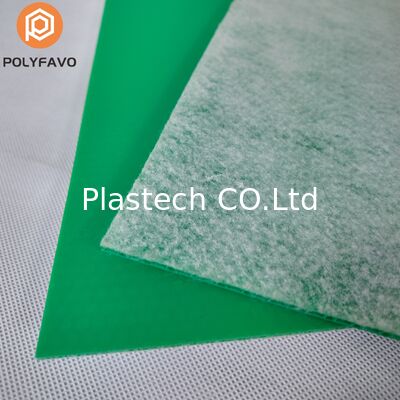 Zhongcheng 5mm Plastic Flooring Protects Board pp Floor Coverings Plastic Sheets with Felt Honeycomb Board
