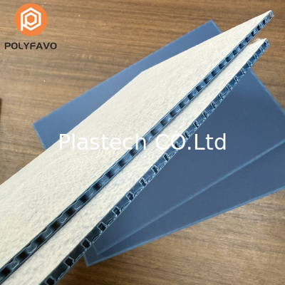 5mm Bule Floor protection Floor protection Sheets Honeycomb Board with Felt
