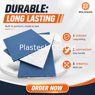 Honeycomb Floor Protection Board, Waterproof Impact Resistant Floor Protector, Reusable Eco Friendly Panel V2 Flame Retardant