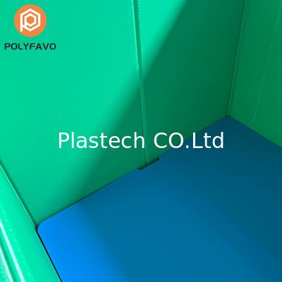 Collapsible Bulk Box Custom Thickness 10mm 12mm, Custom Design Windows Cutouts, Heavy Duty Stackable Container Logo Print