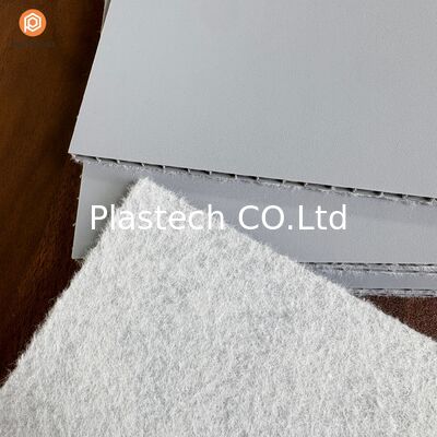 Honeycomb Floor Protection Board with Felt Layer, Waterproof Impact Resistant Panel 3mm 5mm, Reusable Eco Friendly