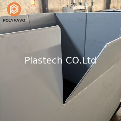  Collapsible Plastic Containers 10mm 12mm, Foldable Crate 300kg Dynamic 500kg Static Load, Custom Cutouts Color Print
