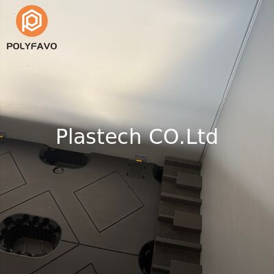 Collapsible Pallet Box with EVA Lining, Two C Type Coaming Panels Spliced Design, Plastic Pallet Base Foldable Sleeve Box