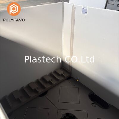 Sleeve Pack Coaming Box with EVA Foam Liner, Two C Type Spliced Panels Foldable, Returnable Pallet Container Stackable